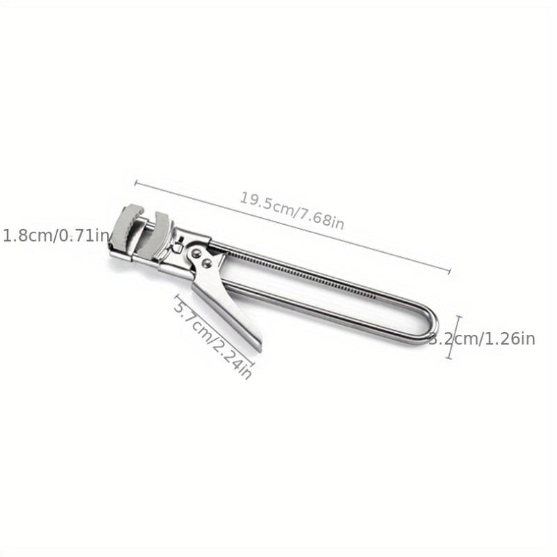 Stainless Steel Jar Opener - Easy Twist Lid Tightener for Weak Hands