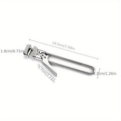 Stainless Steel Jar Opener - Easy Twist Lid Tightener for Weak Hands