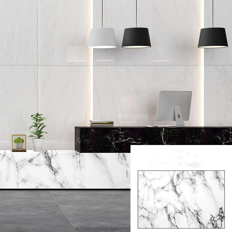 Marble Pattern Self Adhesive Peel & Stick Wallpaper for Kitchen