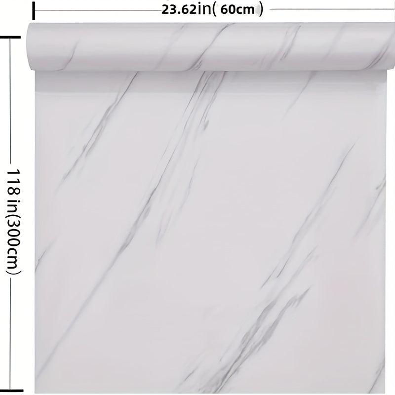 Marble Pattern Self Adhesive Peel & Stick Wallpaper for Kitchen