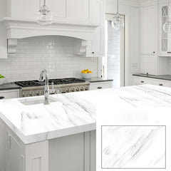 Marble Pattern Self Adhesive Peel & Stick Wallpaper for Kitchen