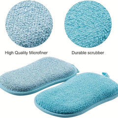 5PCS Dish Cloths Sponge Loop Cleaning Sponge Pans Pots Dishwasher