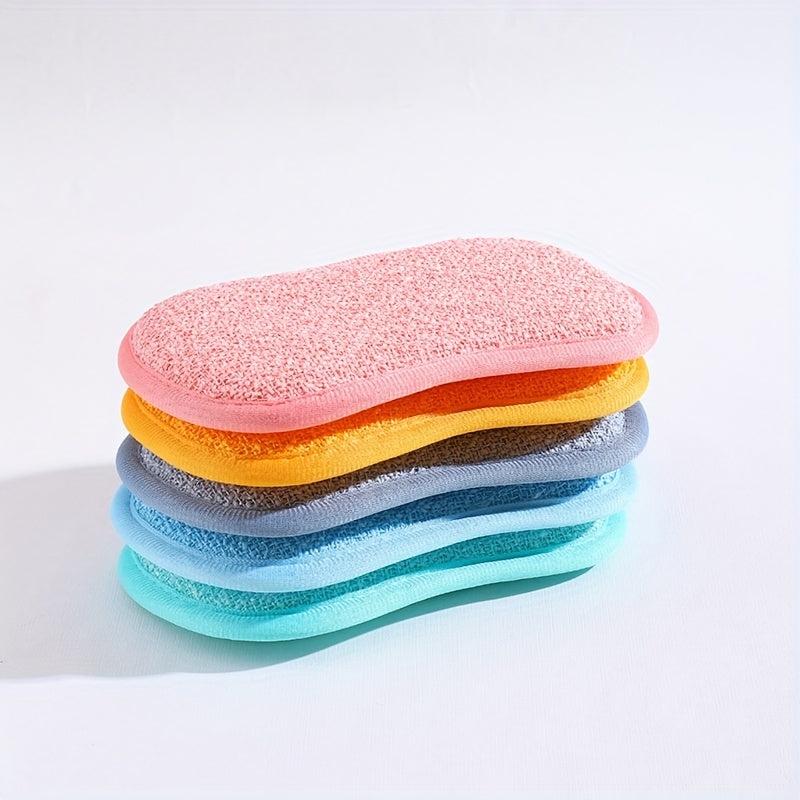 5PCS Dish Cloths Sponge Loop Cleaning Sponge Pans Pots Dishwasher