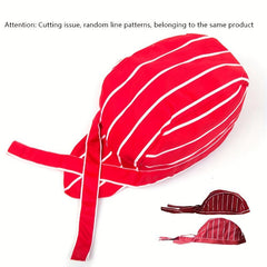 Adjustable Streamer Pirate Chef Hat for Men Women