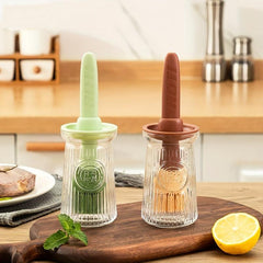 Silicone Baking Brush with Box for Basting Cooking & BBQs