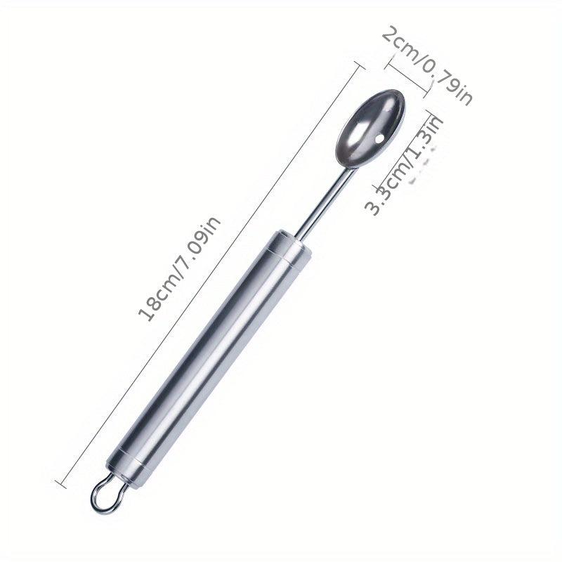 3pcs Stainless Steel Melon Baller Scoop Watermelon Spoon