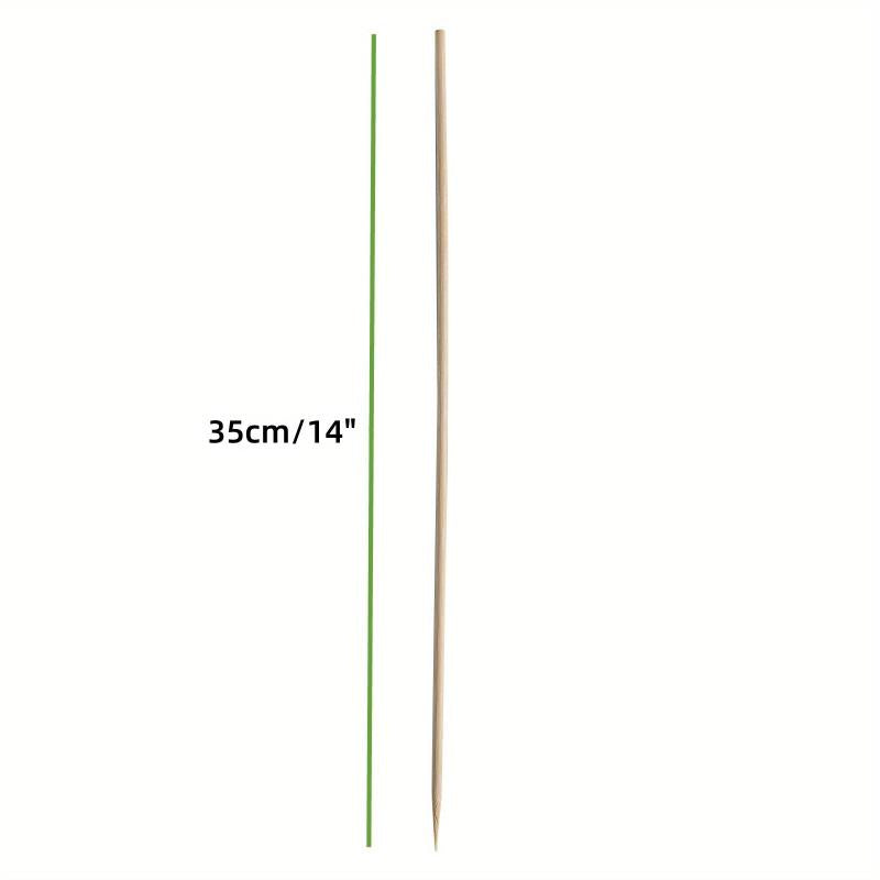 100pcs Disposable BBQ Bamboo Skewers Natural Bamboo Skewers 25 30 35