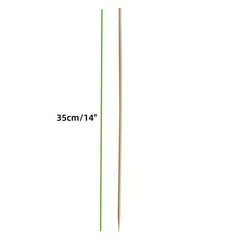 100pcs Disposable BBQ Bamboo Skewers Natural Bamboo Skewers 25 30 35