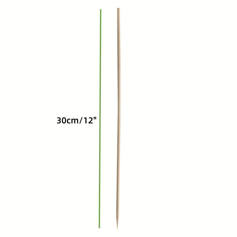 100pcs Disposable BBQ Bamboo Skewers Natural Bamboo Skewers 25 30 35