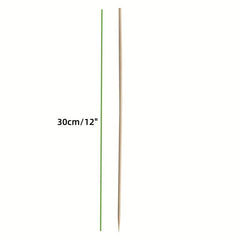 100pcs Disposable BBQ Bamboo Skewers Natural Bamboo Skewers 25 30 35