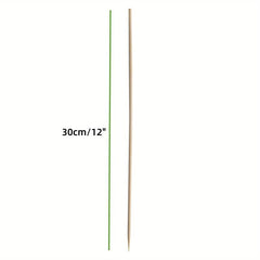 100pcs Disposable BBQ Bamboo Skewers Natural Bamboo Skewers 25 30 35