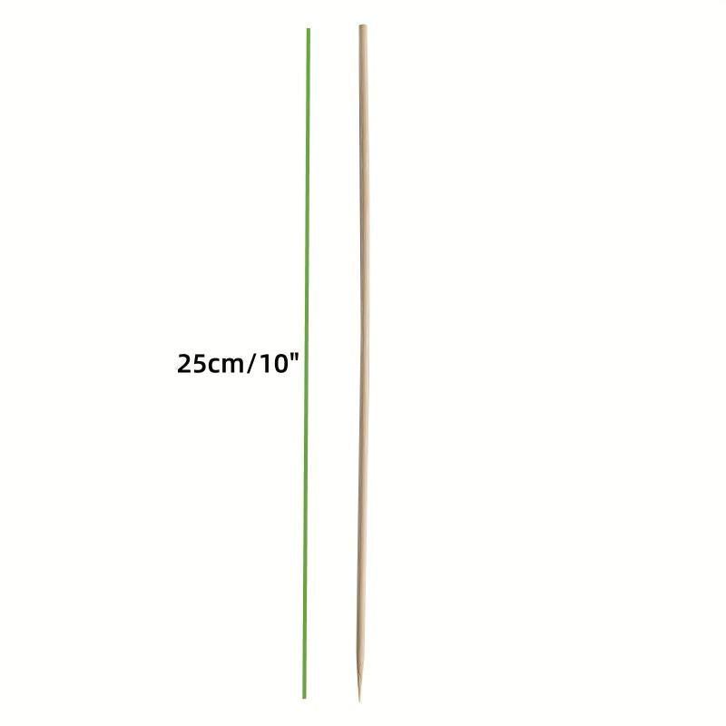 100pcs Disposable BBQ Bamboo Skewers Natural Bamboo Skewers 25 30 35