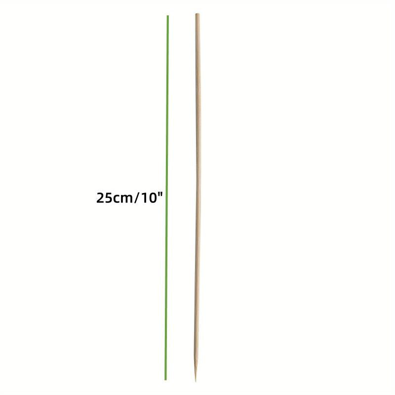 100pcs Disposable BBQ Bamboo Skewers Natural Bamboo Skewers 25 30 35