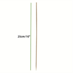 100pcs Disposable BBQ Bamboo Skewers Natural Bamboo Skewers 25 30 35
