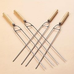 Stainless Steel U-shaped BBQ Skewers for Grilling