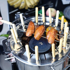 Stainless Steel U-shaped BBQ Skewers for Grilling