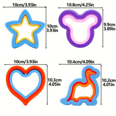 Stainless Steel Sandwich Cutter and Sealers + Cookie Molds