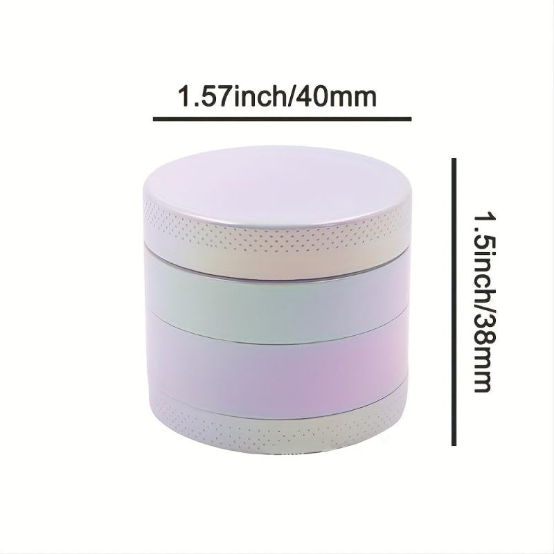 4-Layer Metal Spice Grinder Kitchen Gadget