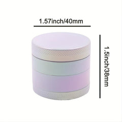 4-Layer Metal Spice Grinder Kitchen Gadget