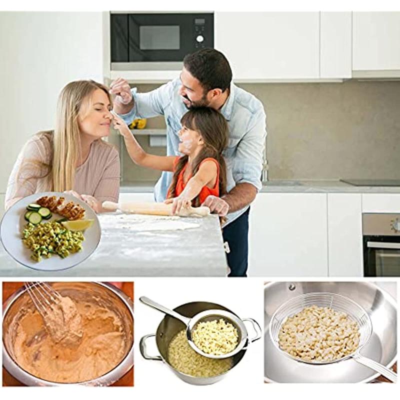 Stainless Steel Spaetzle Maker & Skimmer Spider Strainer
