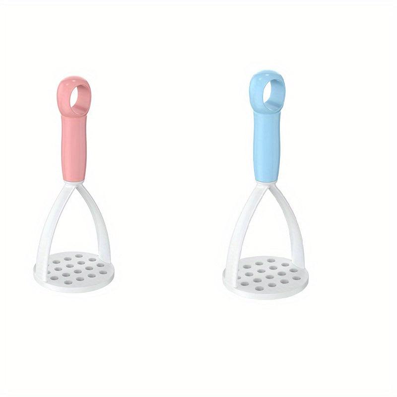 2pcs Plastic Potato Masher Non Slip Handle Vegetable Crusher