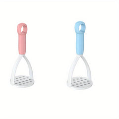 2pcs Plastic Potato Masher Non Slip Handle Vegetable Crusher