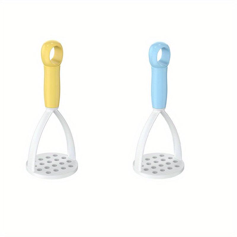 2pcs Plastic Potato Masher Non Slip Handle Vegetable Crusher