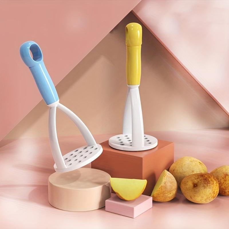2pcs Plastic Potato Masher Non Slip Handle Vegetable Crusher