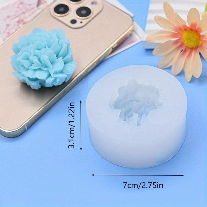 3D Flower Shape Chocolate Mold - Peony Frangipani Candy Mold