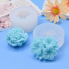 3D Flower Shape Chocolate Mold - Peony Frangipani Candy Mold