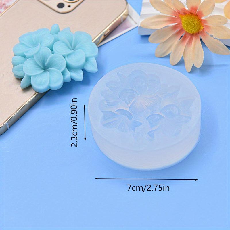 3D Flower Shape Chocolate Mold - Peony Frangipani Candy Mold