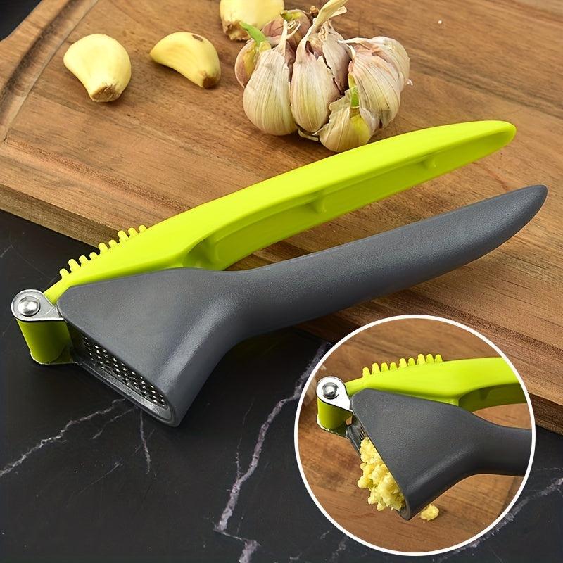Stainless Steel Garlic Press Mincer Crusher Kitchen Chopper