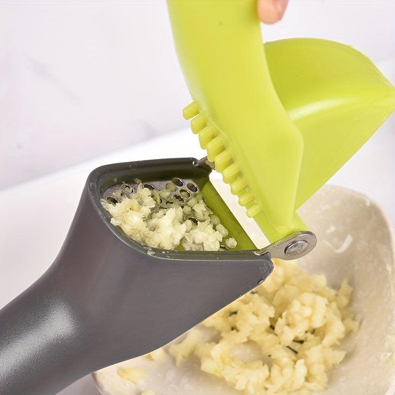 Stainless Steel Garlic Press Mincer Crusher Kitchen Chopper