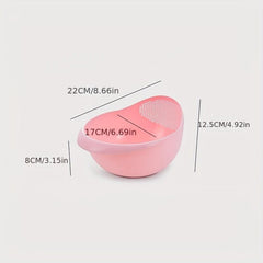Rice Washing Drain Basket Filter Colander Multifunction