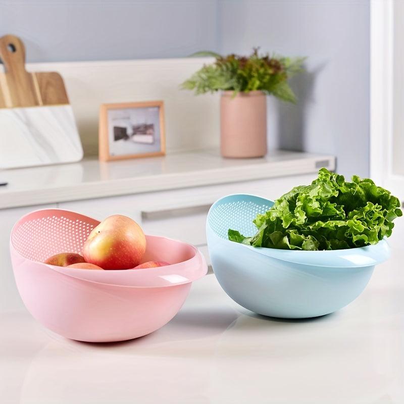 Rice Washing Drain Basket Filter Colander Multifunction