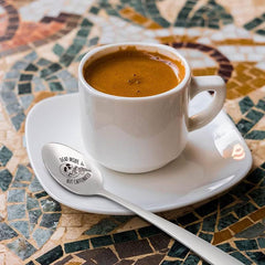 Halloween Stainless Steel Spoon Dead Inside But Caffeinated