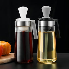 Leak Proof Glass Dispenser Bottle with Brush