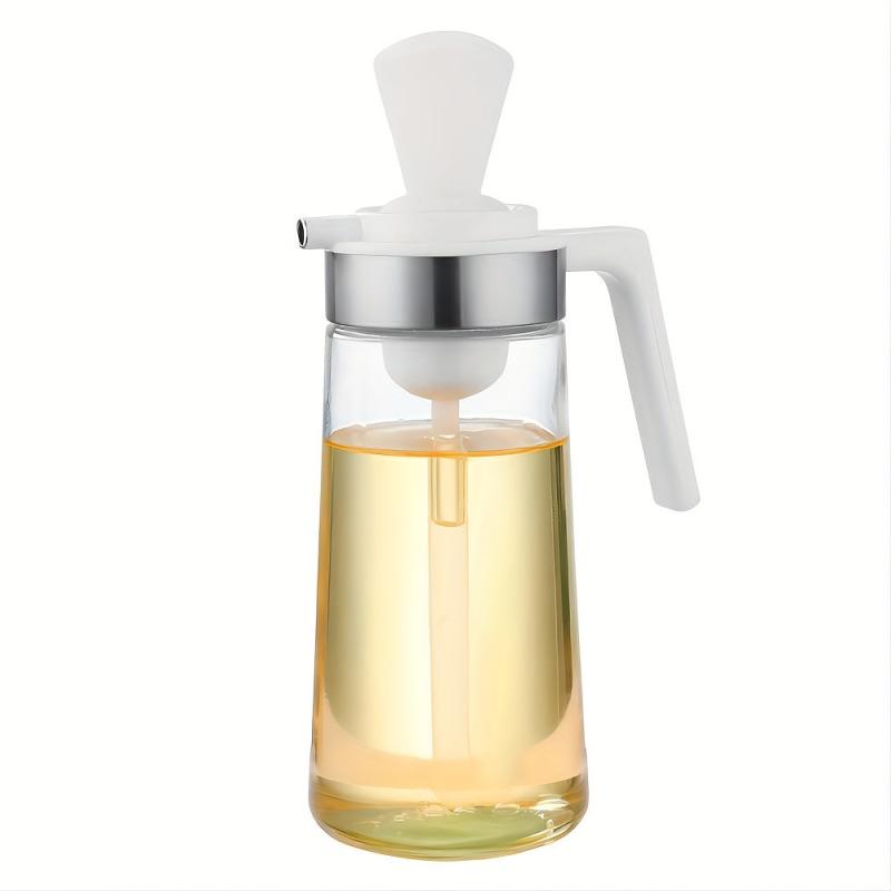 Leak Proof Glass Dispenser Bottle with Brush