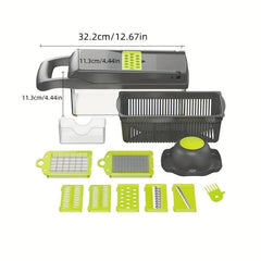 15-in-1 Vegetable Chopper Onion Food Slicer Cutter with Container