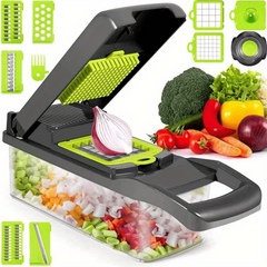 15-in-1 Vegetable Chopper Onion Food Slicer Cutter with Container
