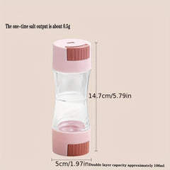 Double Layer Seasoning Tank Sealed Spice Bottle Moisture-proof Household Kitchen