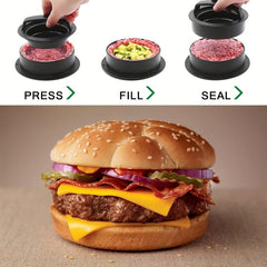 3 In 1 Burger Mold Press Non Stick Patty Maker
