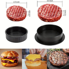 3 In 1 Burger Mold Press Non Stick Patty Maker