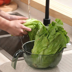 Rice Washing Drain Basket Rice Washing Filter Basket Plastic Rice Colander