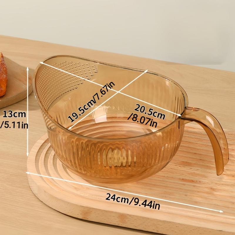 Rice Washing Drain Basket Rice Washing Filter Basket Plastic Rice Colander