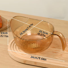 Rice Washing Drain Basket Rice Washing Filter Basket Plastic Rice Colander