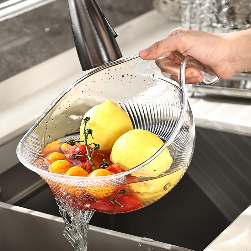 Rice Washing Drain Basket Rice Washing Filter Basket Plastic Rice Colander
