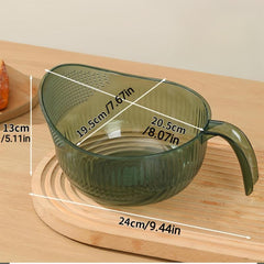Rice Washing Drain Basket Rice Washing Filter Basket Plastic Rice Colander