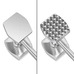 Zinc Alloy Meat Hammer Stainless Steel Double-sided Tenderizer Kitchen Tool