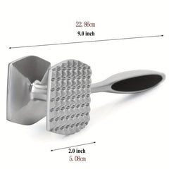 Zinc Alloy Meat Hammer Stainless Steel Double-sided Tenderizer Kitchen Tool